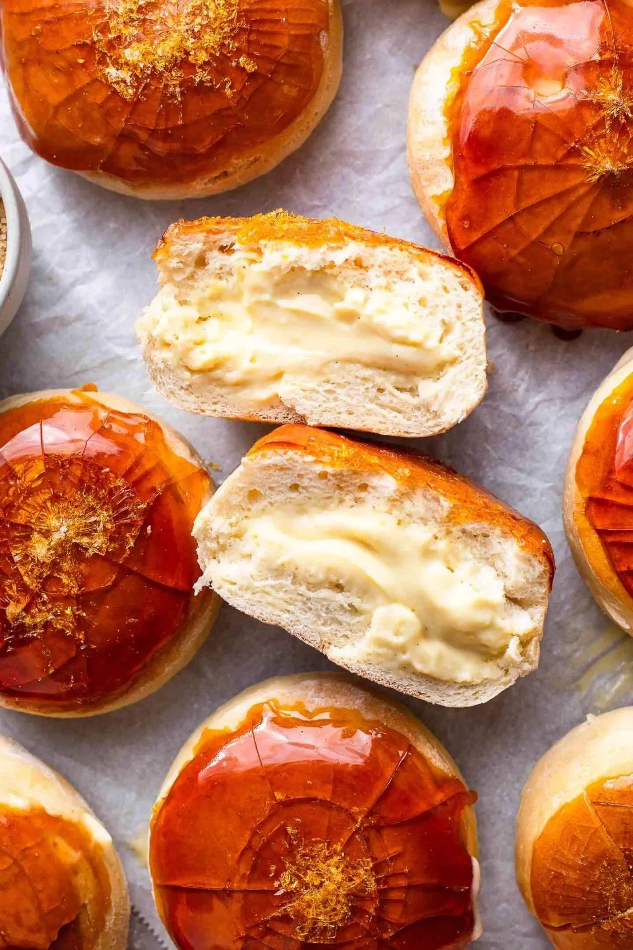 Baked Crème Brûlée Donuts