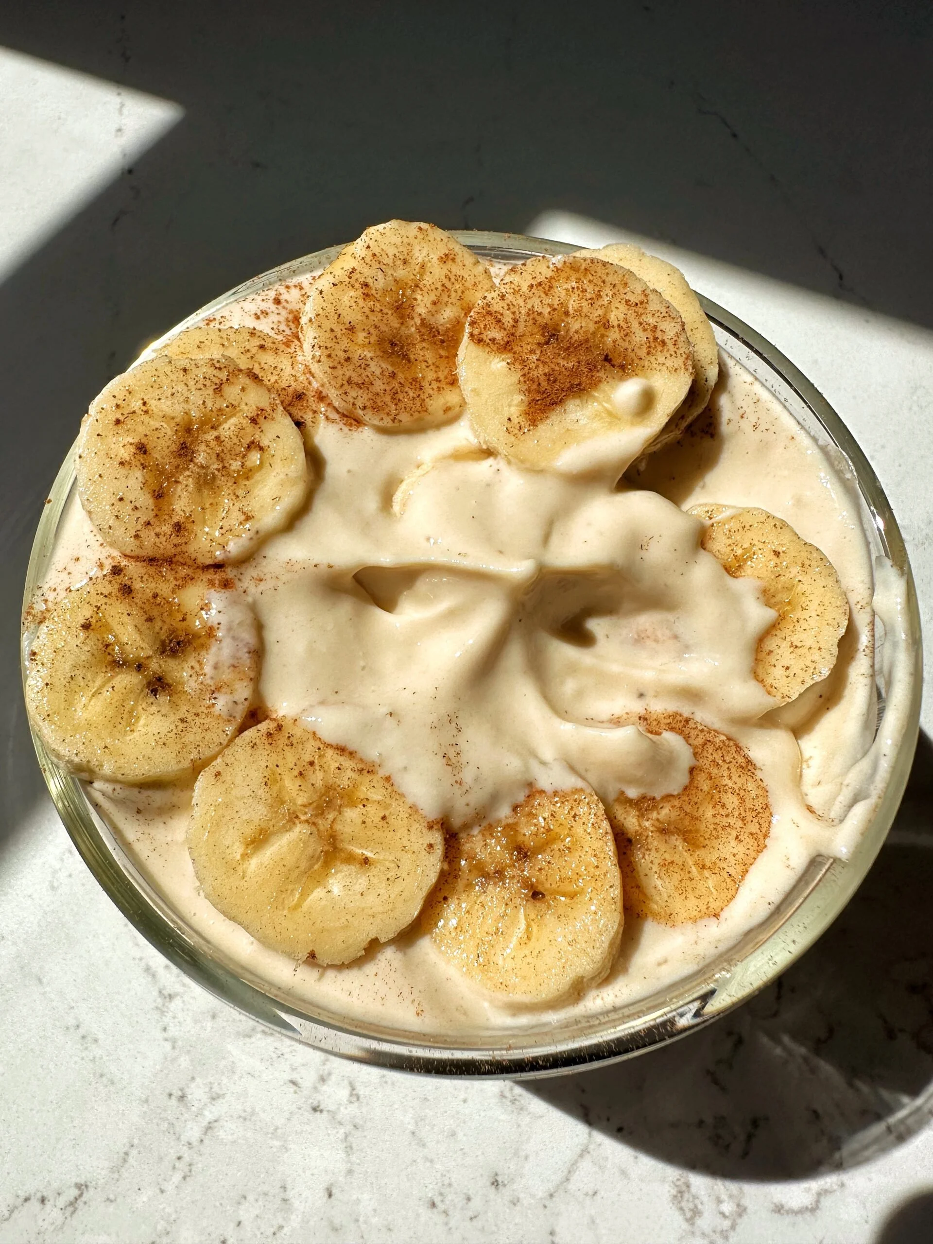 Banana Pudding with Cottage Cheese