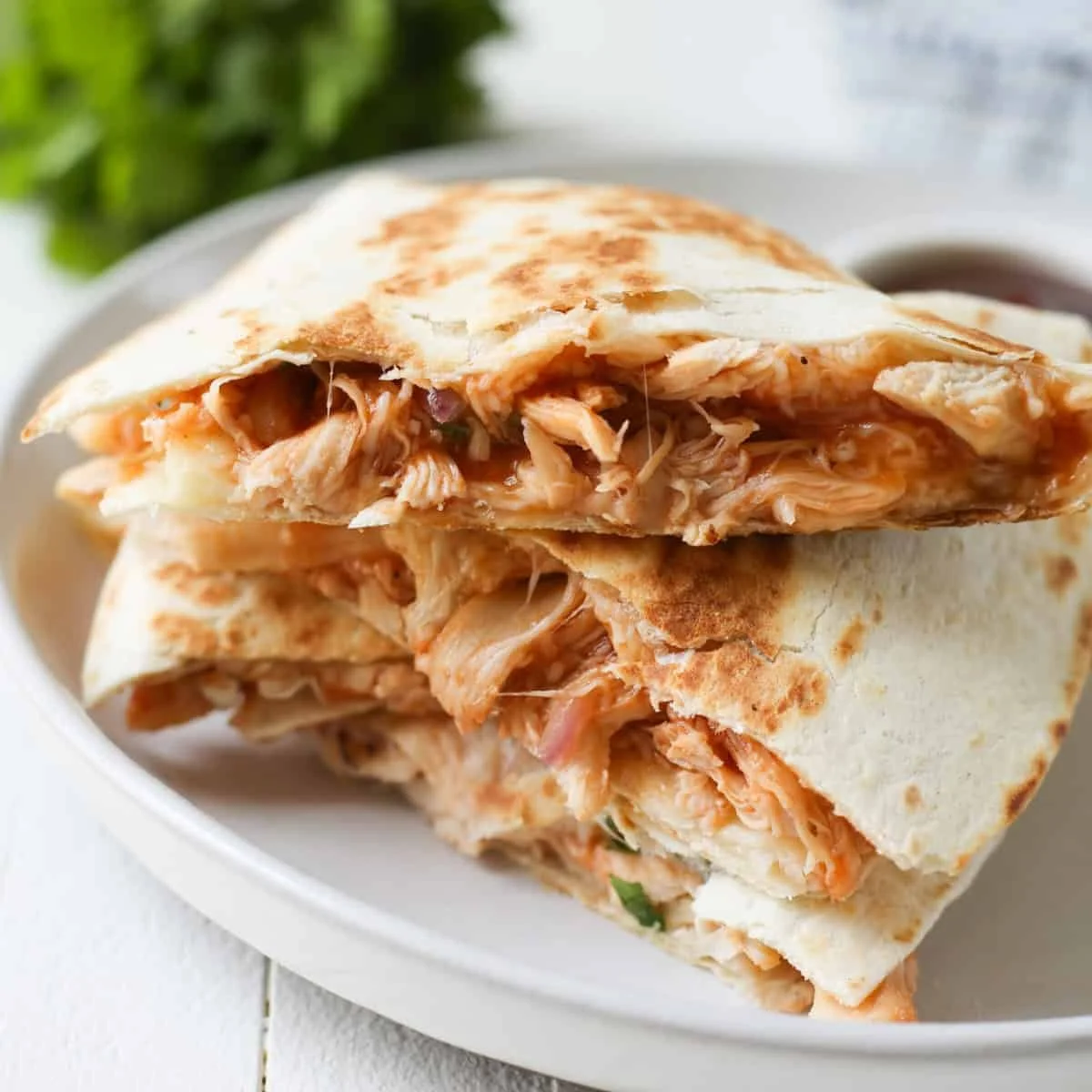 Barbecue Chicken Quesadillas