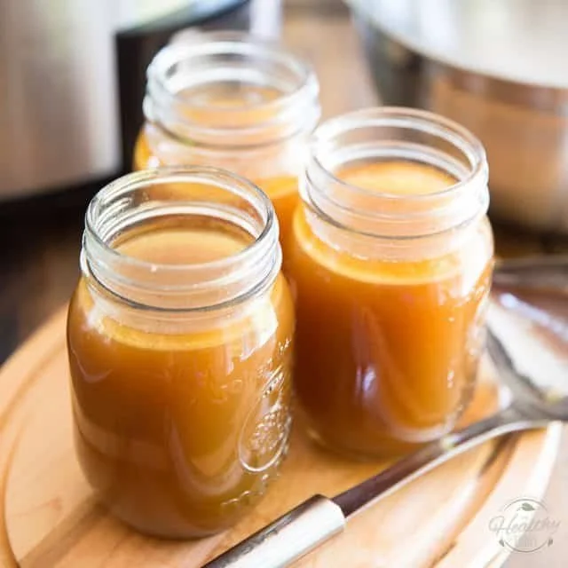 Beef Bone Broth in Slow Cooker