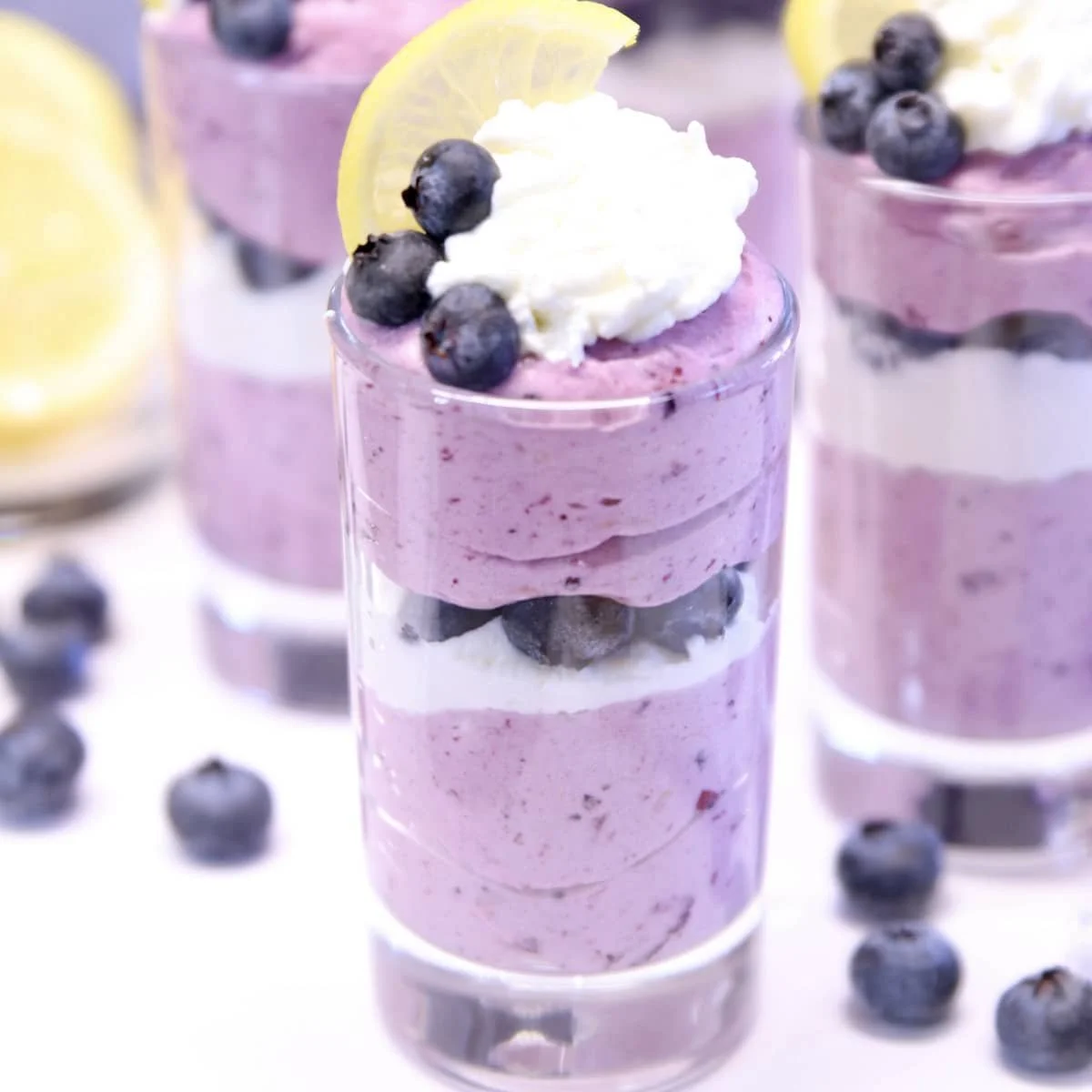 Blueberry No Bake Cheesecake