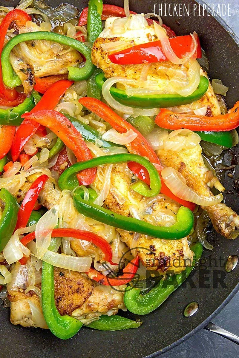 Chicken Piperade with Peppers