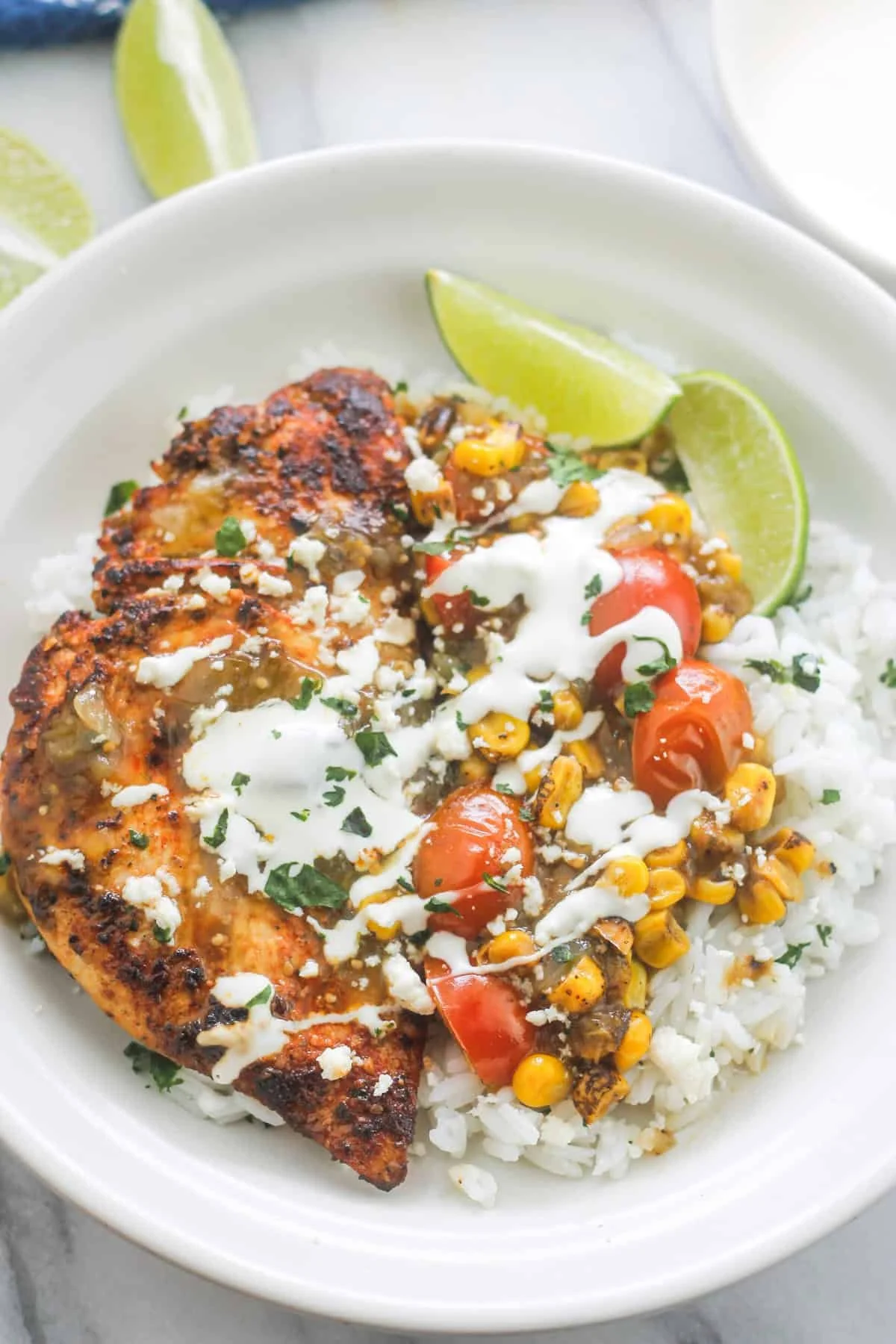 Cilantro Lime Chicken with Rice