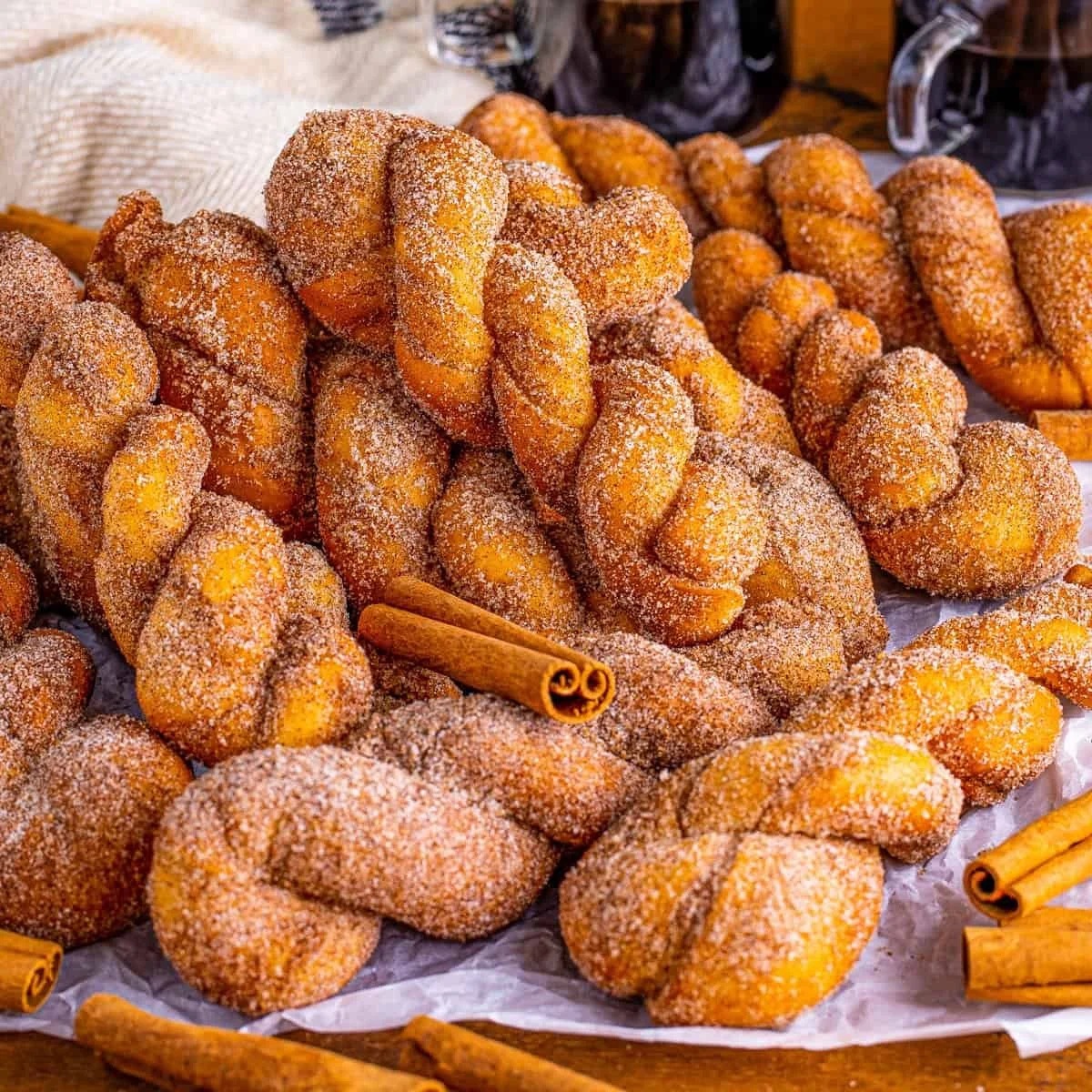 Cinnamon Sugar Swirl Donuts