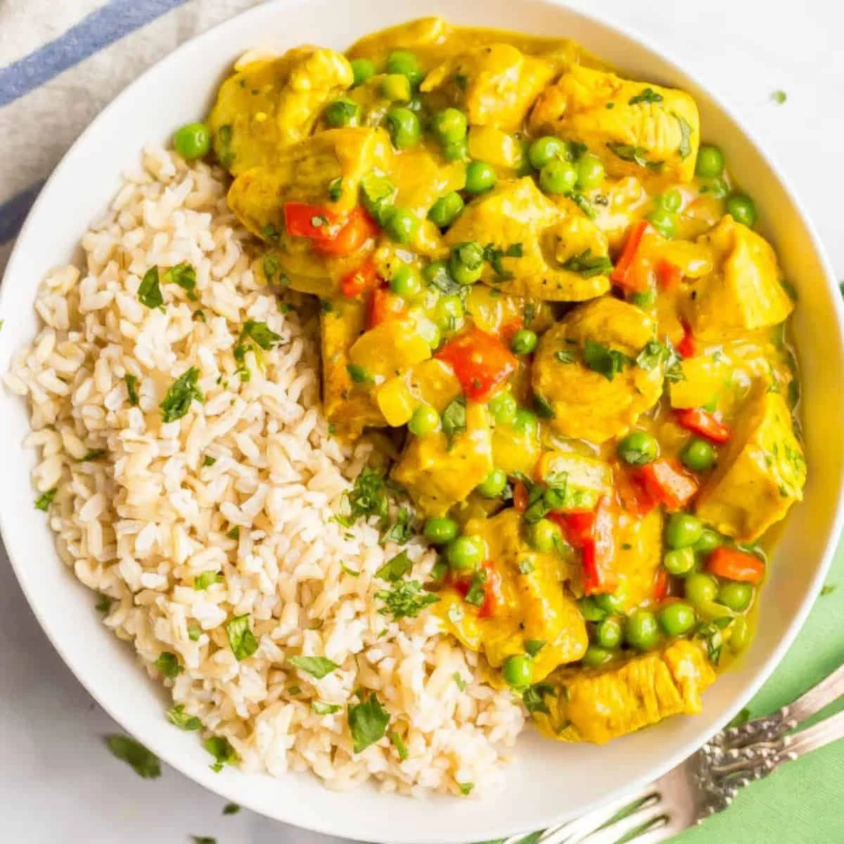 Coconut Chicken Curry in Twenty Minutes