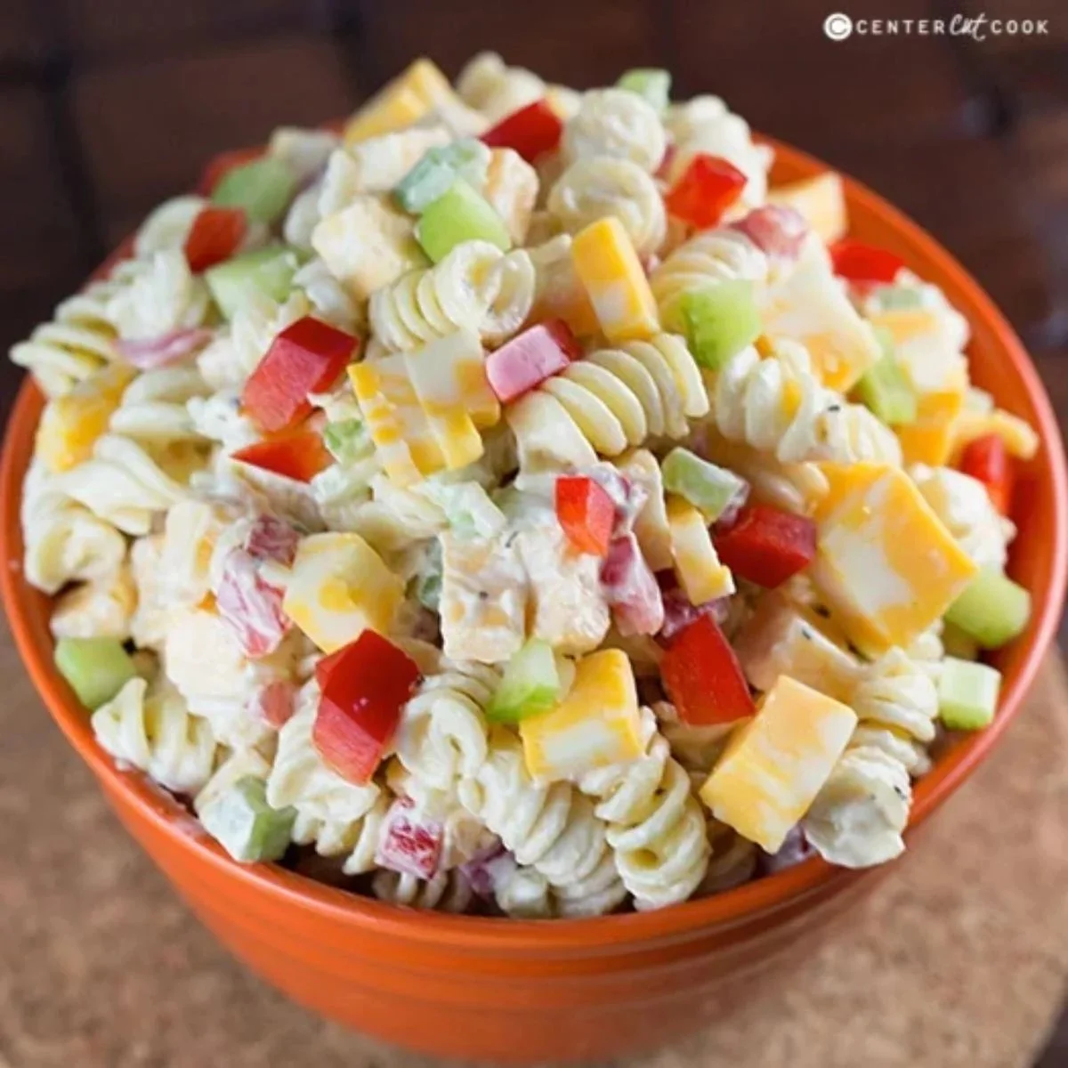 Creamy Cheddar Pasta Salad Recipe