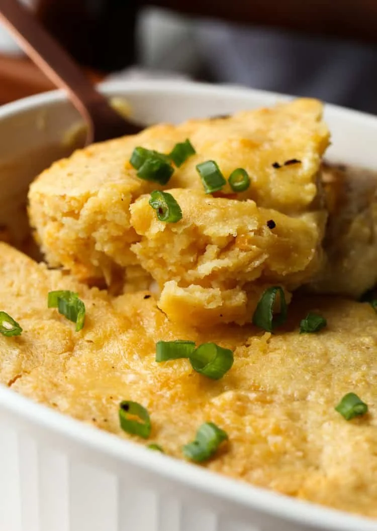 Creamy Chicken Cornbread Casserole