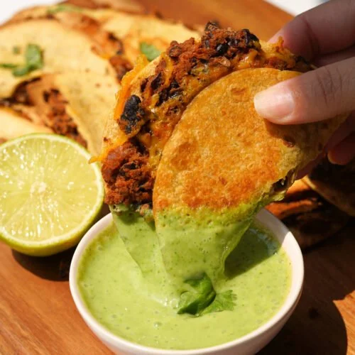 Crispy Black Bean Tacos Recipe
