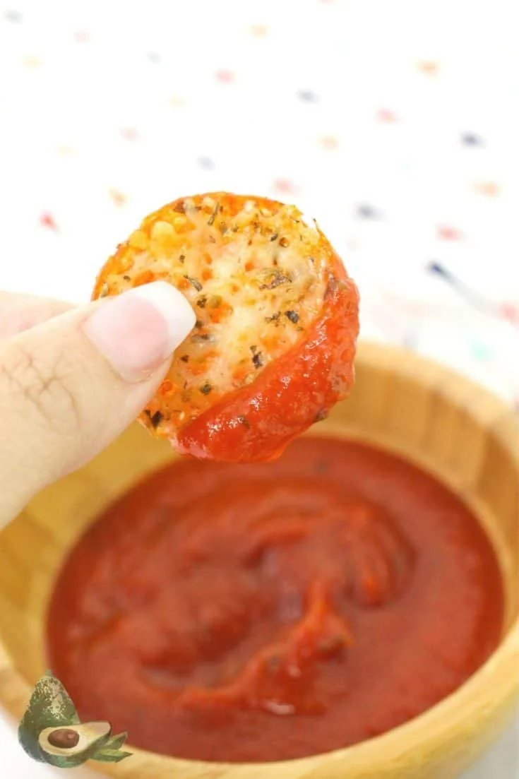 Crispy Keto Pizza Chips