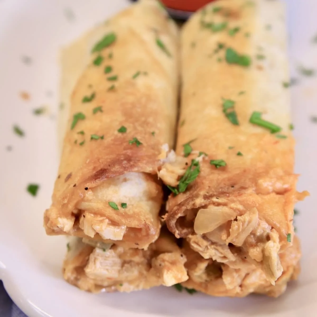 Crispy Rolled Chicken Tacos