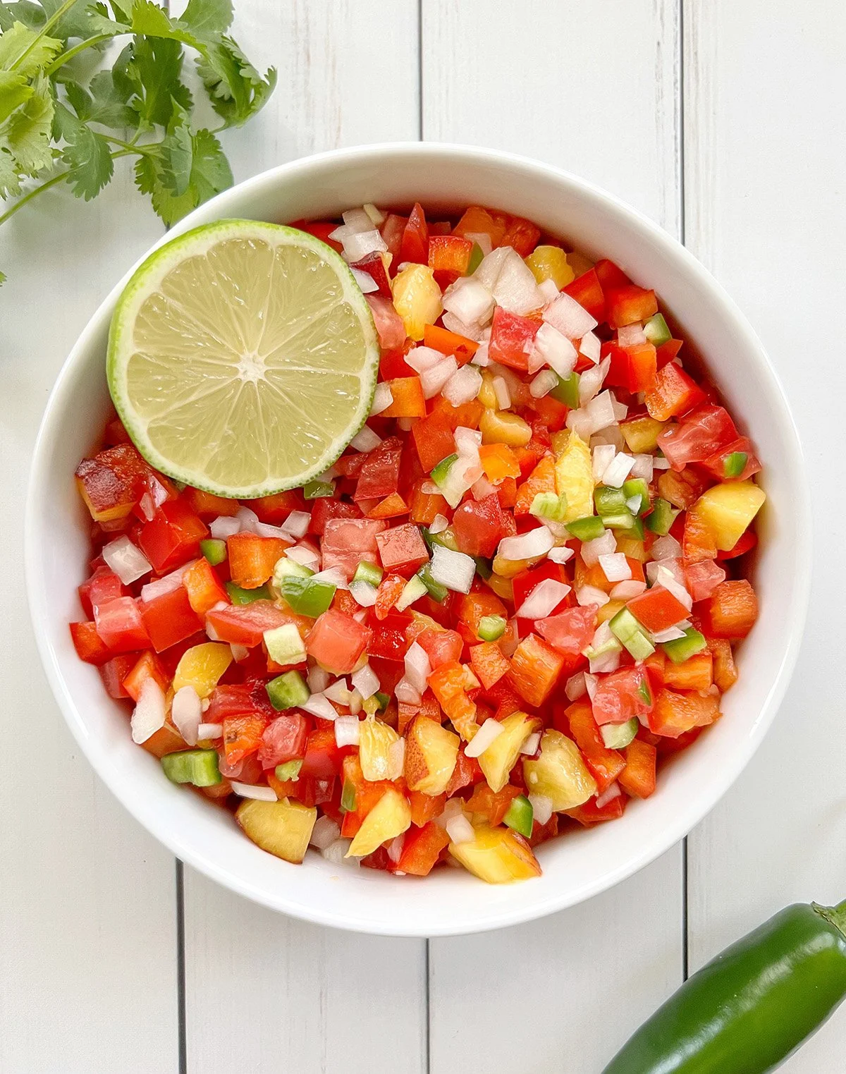 Fiery Peach Salsa