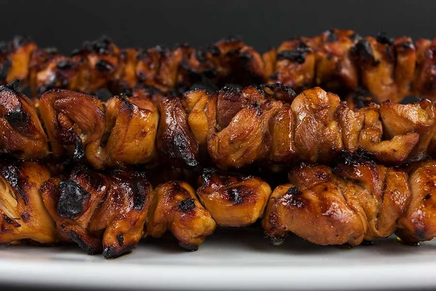 Filipino Grilled Chicken Kebabs Recipe
