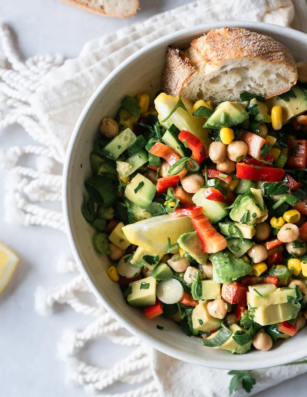 Five-Minute Chickpea Salad