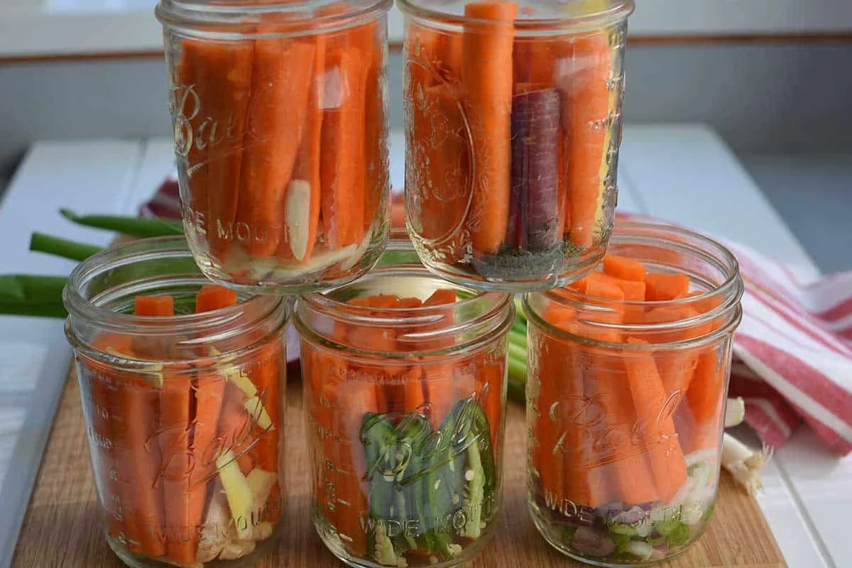 Lacto-Fermented Carrot Sticks