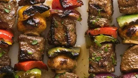 Savory Marinated Beef Kebabs