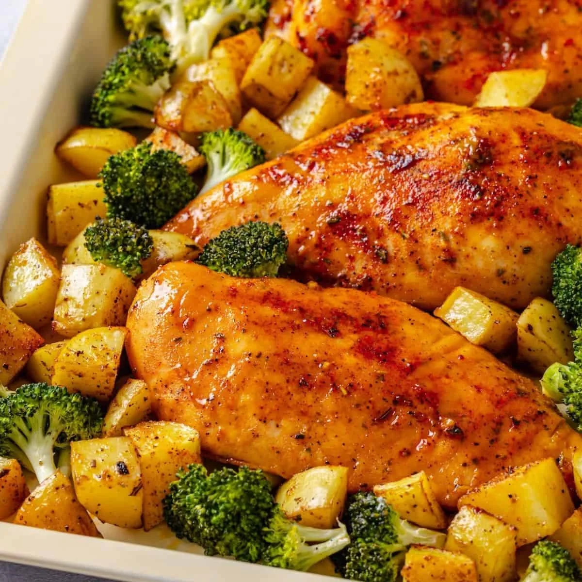 Sheet Pan Honey Mustard Chicken