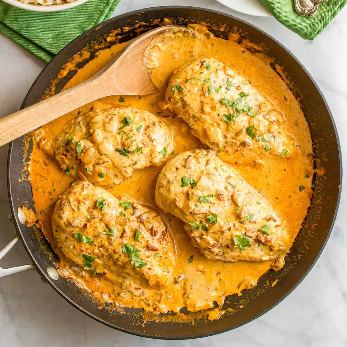 Silky Chipotle Chicken with Cream
