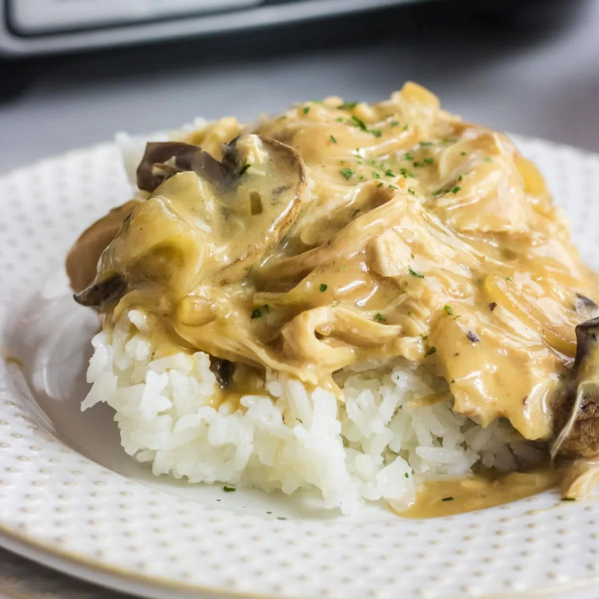 Slow Cooker Smothered Chicken