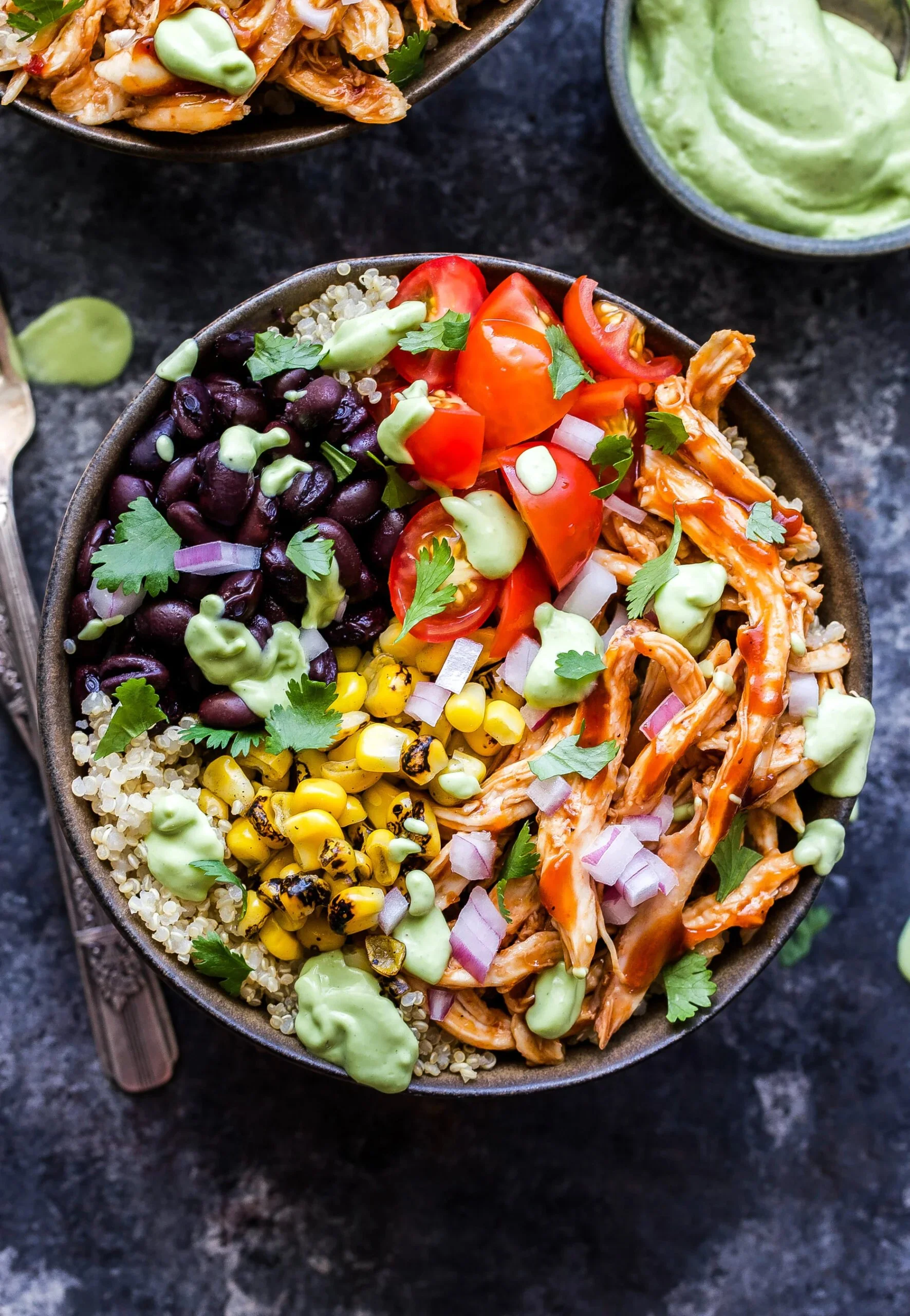 Smoky Grilled Chicken Quinoa Bowls