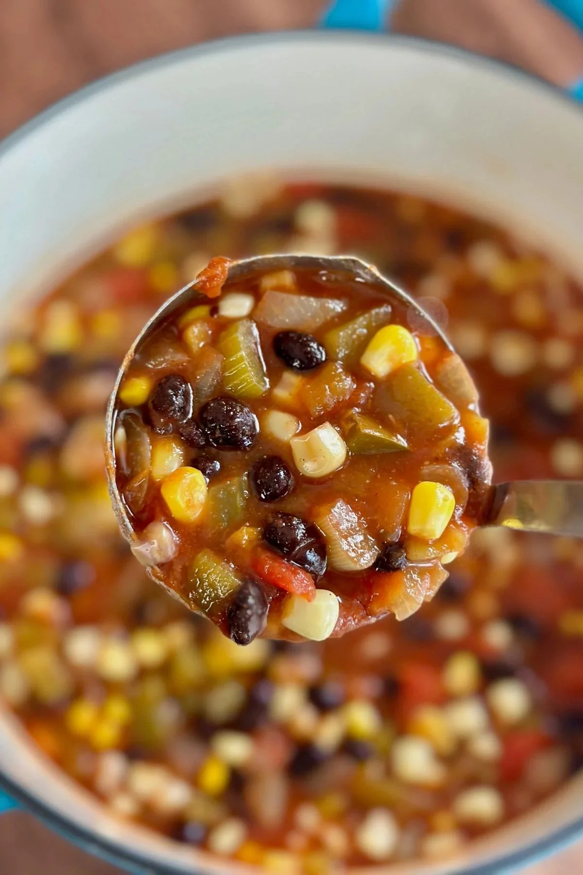 Southwestern Black Bean Corn Soup