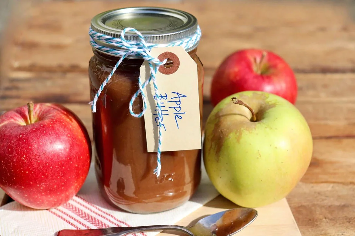 Spiced Apple Butter in Slow Cooker