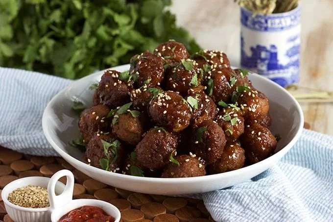 Spicy Orange Marmalade Meatballs