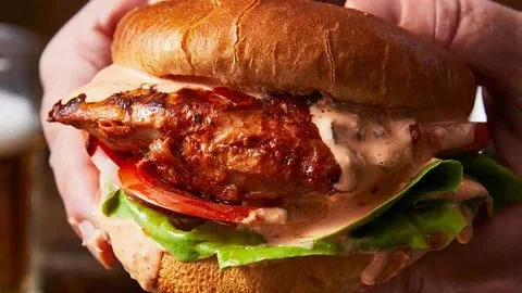 Spicy Peri-Peri Chicken Burgers