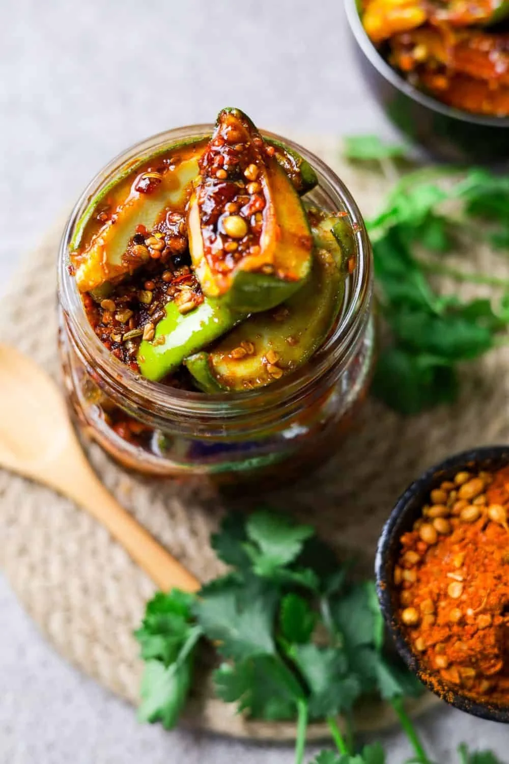 Sweet and Tangy Mango Pickle
