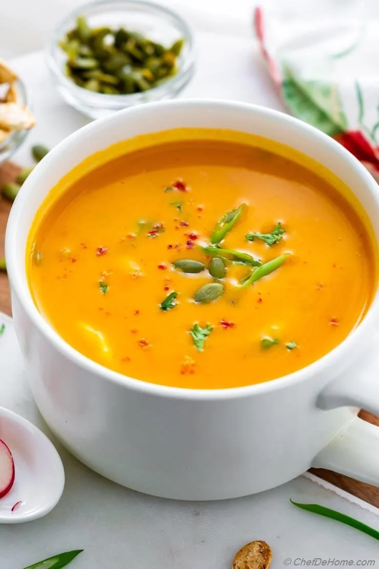 Thai Butternut Squash Coconut Milk Soup