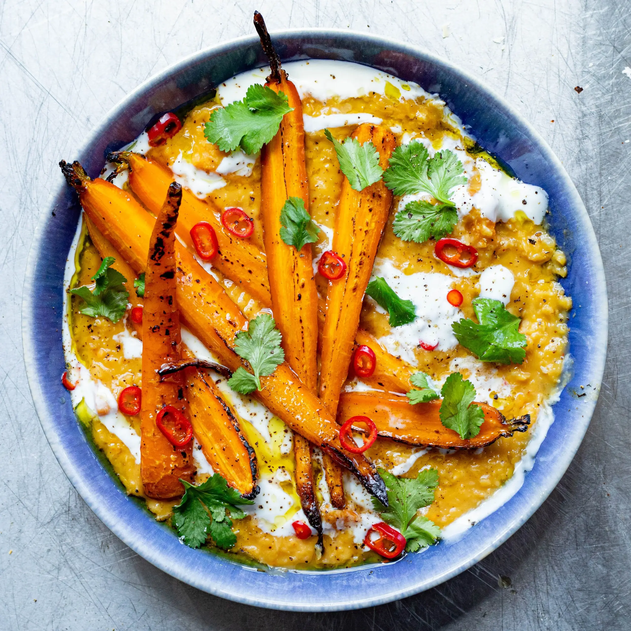 Thai Red Lentil Curry with Carrots