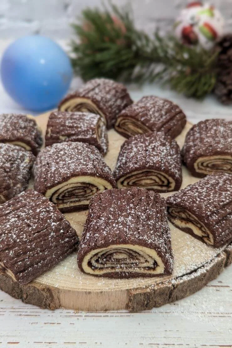 Tree Trunk Cookies