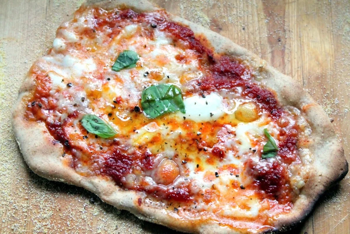 Triple Cheese Sourdough Pizzas